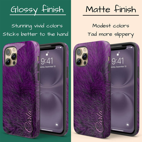 Personalized Whimsical Animal Fur iPhone Case